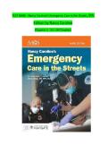 TEST BANK - Nancy Caroline&rsquo;s Emergency Care in the Streets&comma; 9th  Edition by Nancy Caroline  Chapters 1 - 53 &vert; All Chapters  