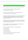 Revature Exam Questions with Verified Answers&vert; Guaranteed Success
