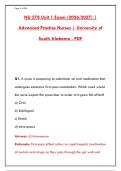 NU 578 Unit 1 Exam Prep &vert; 300&plus; Q&A with Rationales &vert; Advanced Pharmacology Test Bank