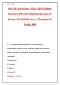 NU 578 Unit 4 Exam Prep &vert; 300&plus; Q&A with Rationales &vert; Advanced Pharmacology Test Bank