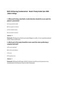 NUR 210 Bundled Exams 2026 &vert;Galen College of Nursing 