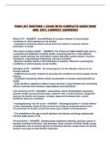 PUBH 201 MIDTERM 1 EXAM WITH COMPLETE QUESTIONS AND 100&percnt; CORRECT ANSWERS&excl;&excl;