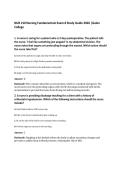 NUR 210 Nursing Fundamentals Exam 8 Study Guide 2026 &vert;Galen College
