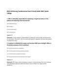 NUR 210 Nursing Fundamentals Exam 9 Study Guide 2026 &vert;Galen College