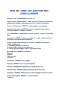 NURS 214 - EXAM 1 &lpar;IUP&rpar; QUESTIONS WITH CORRECT ANSWERS
