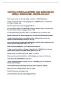 COPE HEALTH SCHOLARS WRITTEN EXAM QUESTIONS AND CORRECT ANSWERS 100&percnt; VERIFIED 2026-2027&excl;&excl;