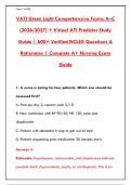 VATI Green Light Exam Prep 2026&colon; 300&plus; NCLEX-Style Questions & Rationales &vert; Pass Your Virtual ATI Comprehensive Predictor