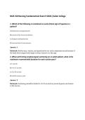 NUR 210 Nursing Fundamentals Exam 9 2026 &vert;Galen College