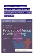 TEST BANK Varcarolis Essentials of Psychiatric Mental Health Nursing 5th Edition by Fosbre&comma;All Chapters 1 &ndash; 28 Full Complete 2026