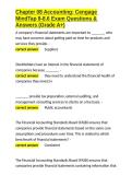 Chapter 08 Accounting Cengage MindTap 8-8&period;6 Exam Questions & Answers &lpar;Grade A&plus;&rpar;&period;docx