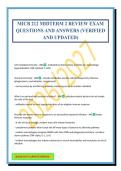 MICB 212 MIDTERM 2 REVIEW EXAM QUESTIONS AND ANSWERS &lpar;VERIFIED AND UPDATED&rpar;