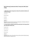 NUR 210 Nursing Fundamentals Week 2 Study Guide 2026 &vert;Galen College