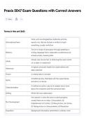 Praxis 5047 Exam Questions with Correct Answers