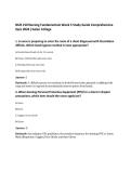 NUR 210 Nursing Fundamentals Week 5 Study Guide Comprehensive Quiz 2026 &vert;Galen College
