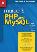 Murach's PHP & MySQL 4ed book