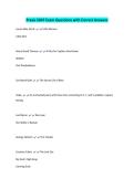Praxis 5047 Exam Questions with Correct Answers