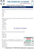 DSSSB Top-100-Question-of-Reasoning with solved solutions g 