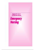 Emergency Nursing MCQ Exam with questions answers 