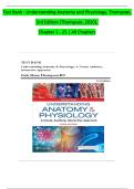 TEST BANK for Understanding Anatomy and Physiology A Visual&comma; Auditory&comma; Interactive Approach 3rd Edition by Gale Sloan Thompson &vert; Verified Chapter's 1 - 25 &vert; Complete Newest Version
