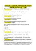 Evolve HESI 1 Exam Questions With Accurate  Answers 20252026 A&plus; Grade 
