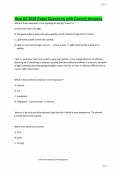 Hesi A2-2026 Exam Questions with Correct Answers - Graded A&plus;