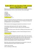 Evolve HESI Exam Questions With Accurate  Answers 20252026 A&plus; Grade 