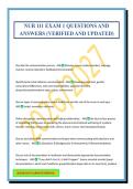NUR 111 EXAM 1 QUESTIONS AND ANSWERS &lpar;VERIFIED AND UPDATED&rpar;