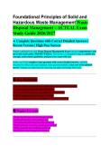 Foundational Principles of Solid & Hazardous Waste Management &vert; Disposal & Safety Guide Description&colon; Comprehensive guide covering core principles of solid and hazardous waste management&period; Keywords&colon; solid waste&comma; hazardous waste&comma; waste management principles&comma;