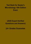 Nester&rsquo;s Microbiology 10th Edition Test Bank PDF &vert; Practice Questions&comma; Answers & Exam Prep
