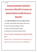 Contractor License Exam 2026 &vert; 200 Q&A &plus; Rationales &vert; Pass State Certification
