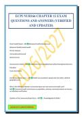 ECPI NUR166 CHAPTER 12 EXAM QUESTIONS AND ANSWERS &lpar;VERIFIED AND UPDATED&rpar;