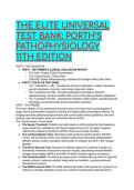 2026&sol;2027 Complete Test Bank for Porth's Pathophysiology 11th Edition&colon; 88 Clinical Questions & Rationales 