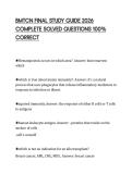 BMTCN FINAL STUDY GUIDE 2026  COMPLETE SOLVED QUESTIONS 100&percnt;  CORRECT