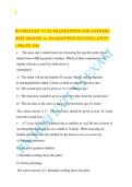 RN HESI EXIT V5 EXAM QUESTIONS AND ANSWERS  BEST GRADED A&plus; GUARANTEED SUCCESS LATEST  UPDATE 2026