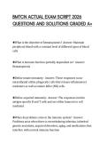 BMTCN ACTUAL EXAM SCRIPT 2026  QUESTIONS AND SOLUTIONS GRADED A&plus; 