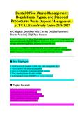 Environmental & Medical Waste Management Mega Bundle &vert; DOT&comma; EHS&comma; DEH&comma; Dental & Safety Training Guides