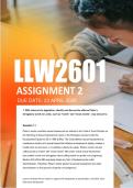 LLW2601 Assignment 2 Semester 1 2026 - Due 24 April 2026