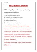Early Childhood Education Exam 2026 &vert; 200 Q&A &plus; Rationales &vert; CDA & ECE Prep