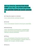 ASA 105 COASTAL NAVIGATION EXAM SCRIPT 2026 FULL SOLUTION QUESTIONS AND ANSWERS BUNDLED EXAMS GRADED A&plus;