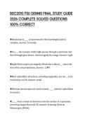 BSC2010 FSU DENNIS FINAL STUDY GUIDE  2026 COMPLETE SOLVED QUESTIONS  100&percnt; CORRECT 
