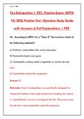 2026 NFPA 10 Fire Extinguisher 1 Practice Test &vert; 200 Questions & Answers &vert; Pass Your FE1 Exam