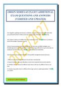 ORION SERIES 65 EXAM 5 ADDITIONAL EXAM QUESTIONS AND ANSWERS &lpar;VERIFIED AND UPDATED&rpar;