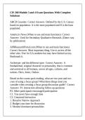 CIS 260 Module 3 and 4 Exam Questions With Complete Solutions