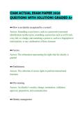 CIAM ACTUAL EXAM PAPER 2026 QUESTIONS WITH SOLUTIONS GRADED A&plus;