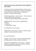 JMU HTH 423 EXAM 1 QUESTIONS WITH COMPLETE SOLUTIONS