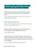 CIT 594 EXAM PREP 2026 STUDY GUIDE QUESTIONS AND ANSWERS VERIFIED