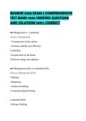 BUSMHR 3200 EXAM 3 COMPREHENSIVE TEST BANK 2026 VERIFIED QUESTIONS AND SOLUTIONS 100&percnt; CORRECT