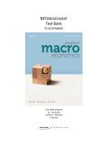 NETA Assessment&colon; Test Bank to accompany Principles of Macroeconomics&comma; Sixth Canadian Edition