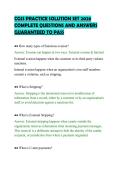 CGSS PRACTICE SOLUTION SET 2026 COMPLETE QUESTIONS AND ANSWERS GUARANTEED TO PASS