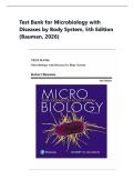 Test Bank &ndash; Microbiology with Diseases by Body System 5th Edition by Robert W&period; Bauman &vert; Exam Questions & Solutions &lpar;2026&rpar;